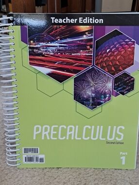 Precalculus Teacher Edition Textbook - Lime Green Cover